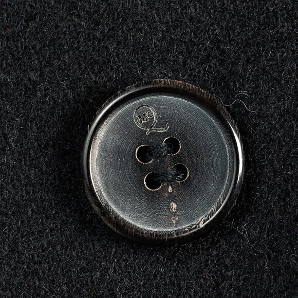 McQ Alexander McQueen AW/11 Black Wool Zippered Tail Coat - Picture 10 of 13